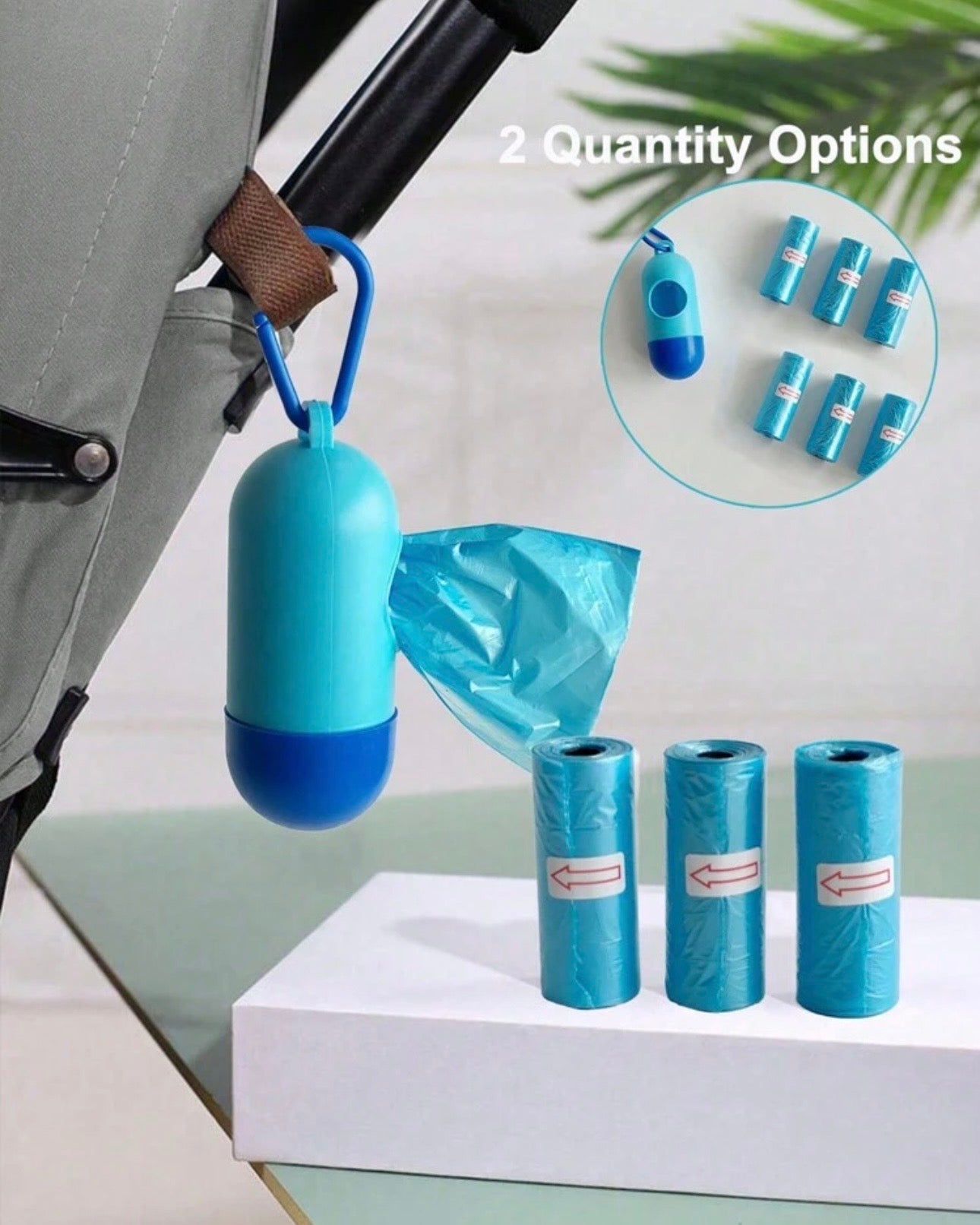 Portable Diaper Bag Dispenser and Diaper Bag Rolls