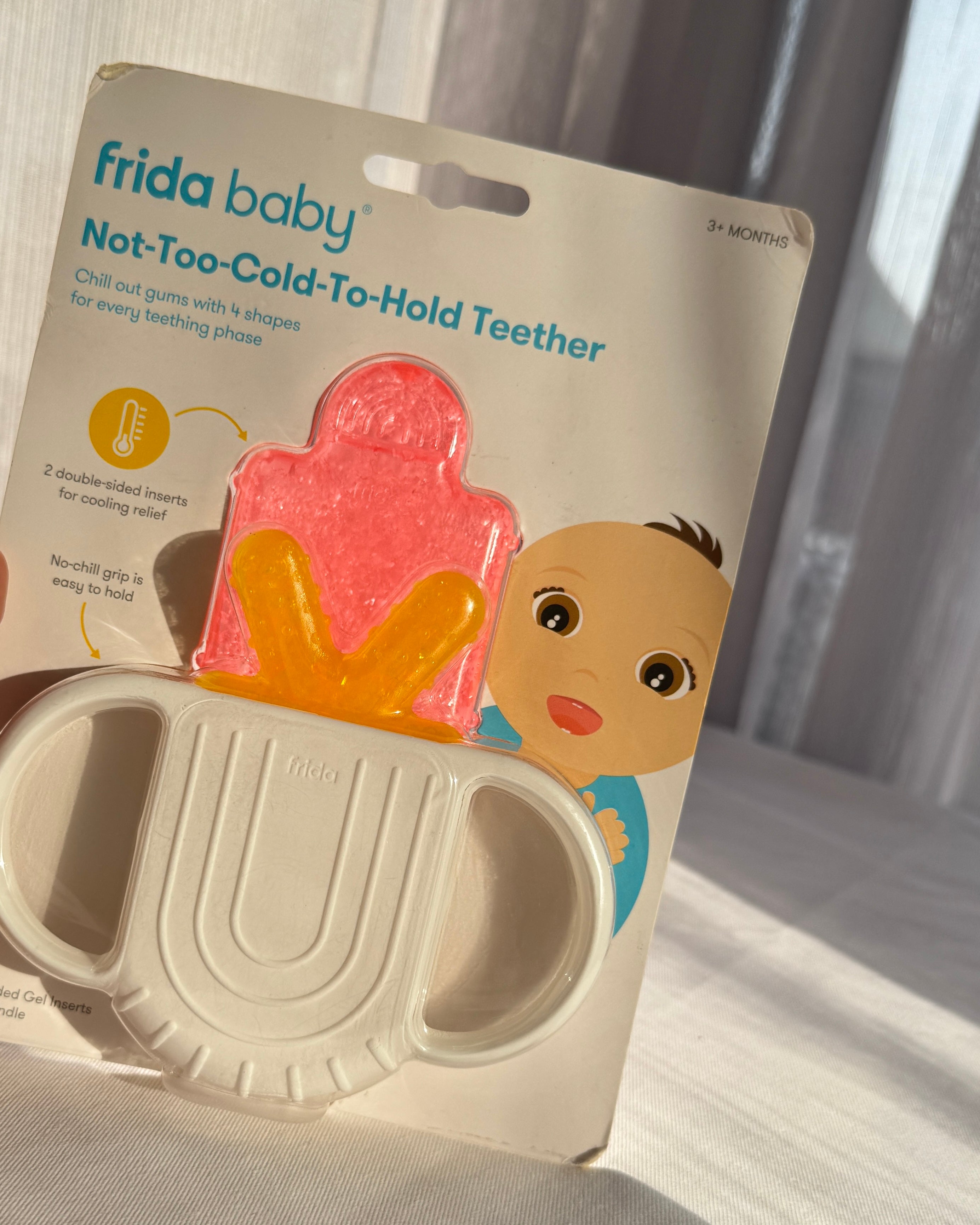 Frida Baby Not Too Cool to Hold Teether – Cooling Baby Gum Massager