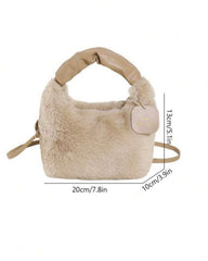 Women Cute Fluffy Crossbody Bag