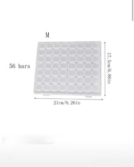 Multi-Functional Transparent Jewellery Storage Box with 28/56 Compartments