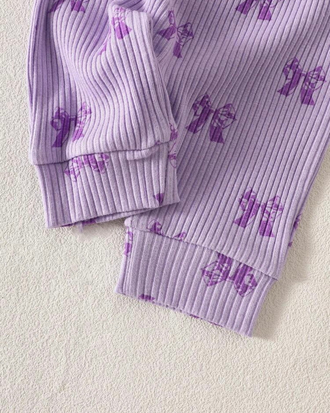 6 pc Newborn Baby Girl Cotton Outfit Set – Purple