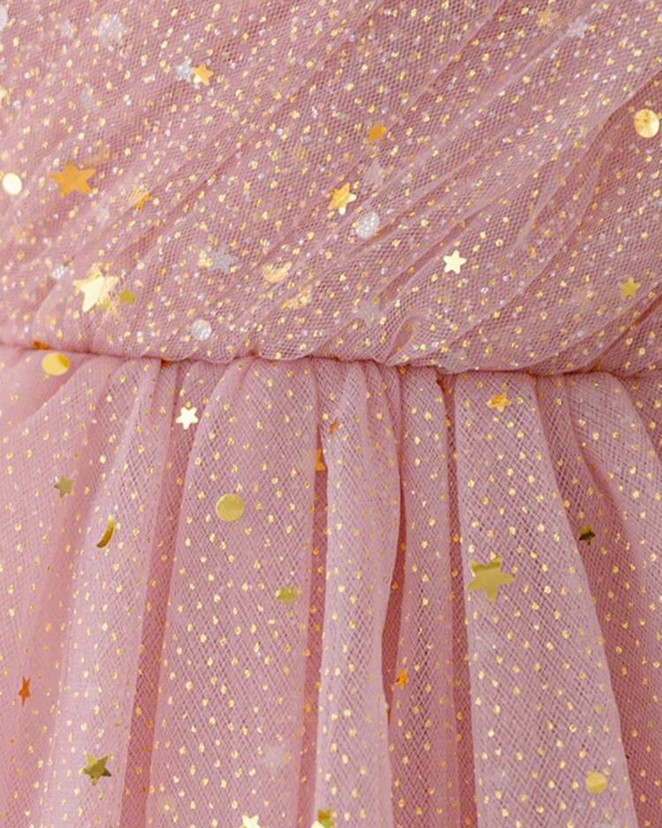 Baby Girls’ Pink Asymmetric Shoulder Faux Pearl Sequin Mesh Elegant Flower Girl Dress