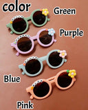 Kids Name Glasses – Custom Flower Text Sunglasses for Toddlers