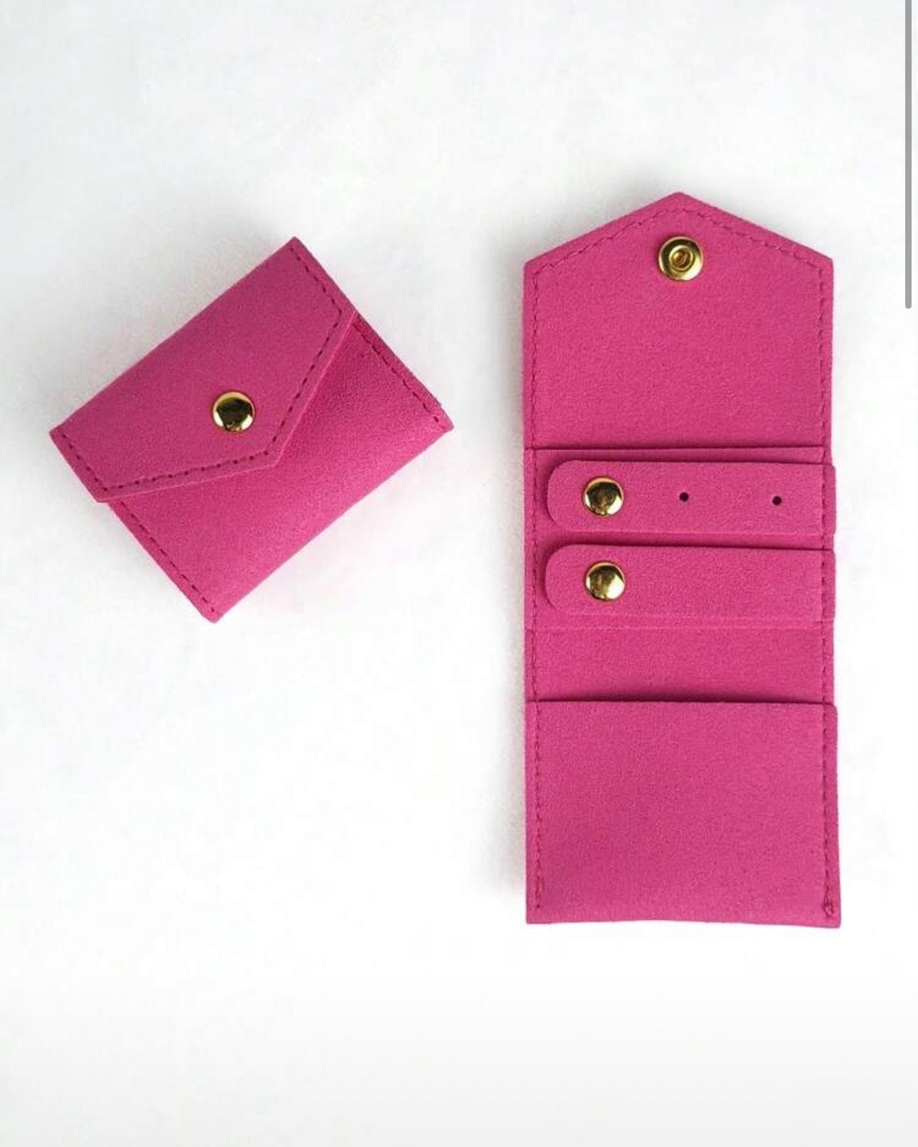 Mini Jewelry Pouch in Multiple Colours (Pink, Beige, Grey, purple, Brown, Light Grey, Rose Pink)