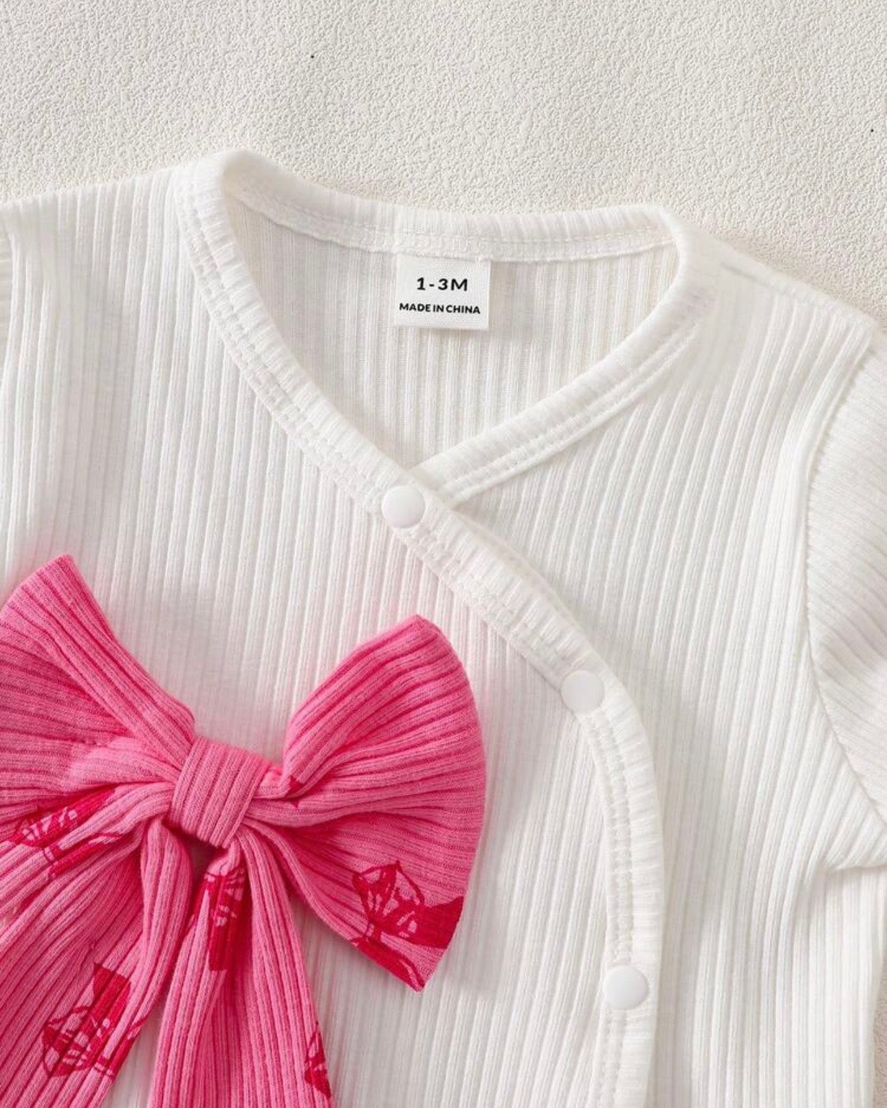 6 pc Newborn Baby Girl Cotton Outfit Set – Pink