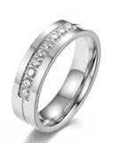 Custom Silver Premium Quality Inner and Outer Engraved Couple Rings
