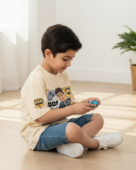 Boys’ Cartoon Game Graphic T-Shirt
