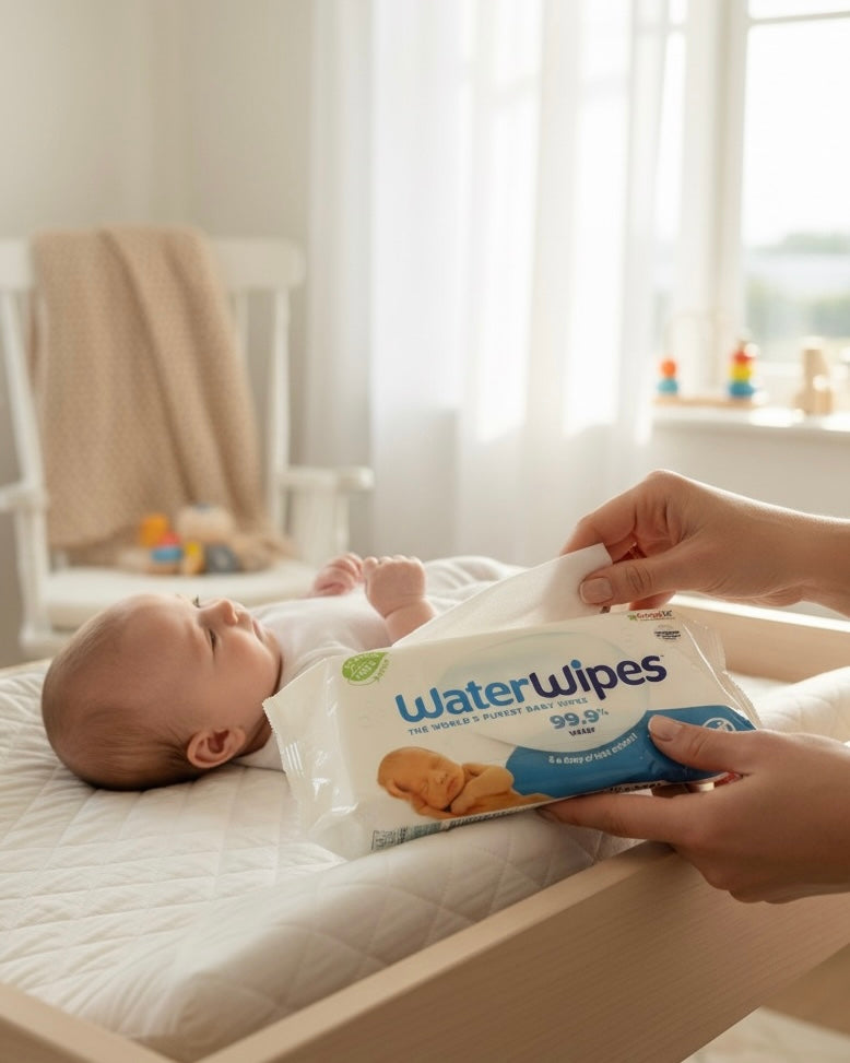 WaterWipes – The Purest Baby Wipes (Plastic-Free, Sensitive Skin, UK Quality)
