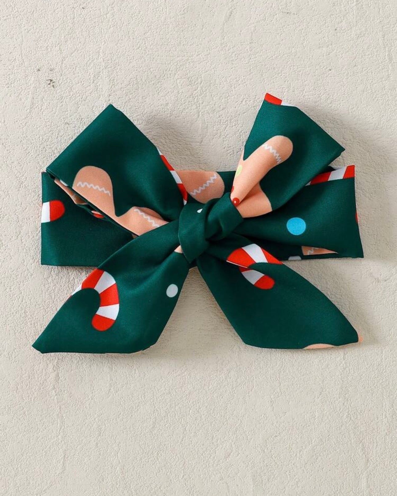 Baby Girl Christmas Gingerbread Print Dress 2 Pieces Set
