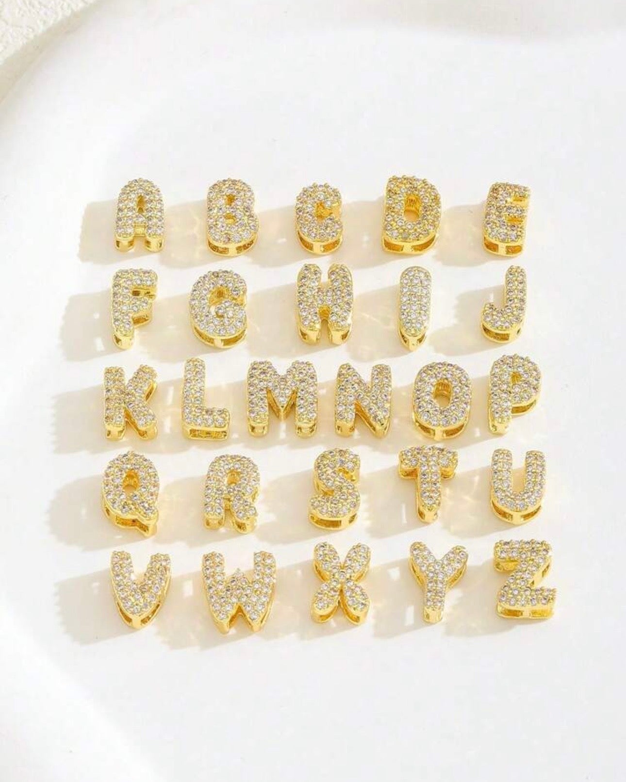 English Alphabet Pendant Necklace – Personalized Initial Charm for Kids & Women