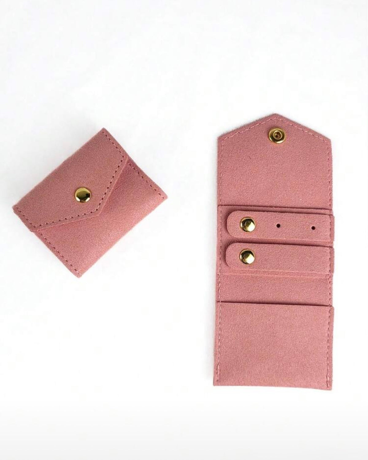 Mini Jewelry Pouch in Multiple Colours (Pink, Beige, Grey, purple, Brown, Light Grey, Rose Pink)