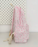 3-Piece Fashionable Collegiate Style Backpack Set – Heart & Bow Print