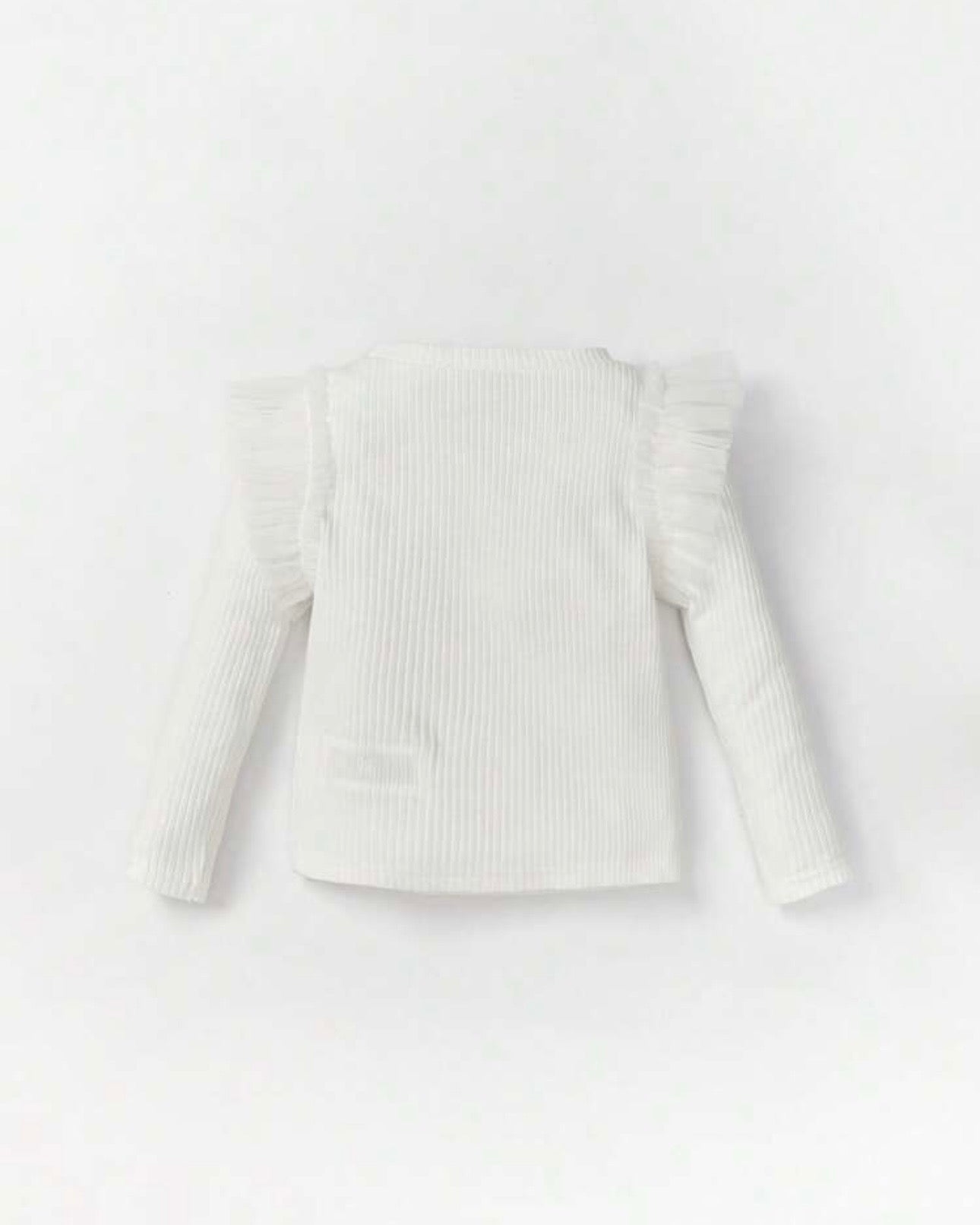 Baby Girl White Casual Shirt