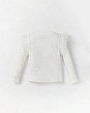 Baby Girl White Casual Shirt
