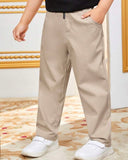 Tween Boys Solid Color Casual Woven Pants