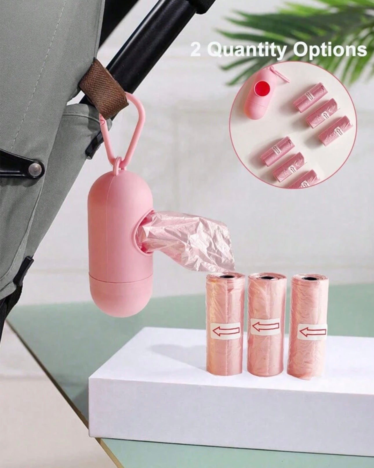 Portable Diaper Bag Dispenser and Diaper Bag Rolls