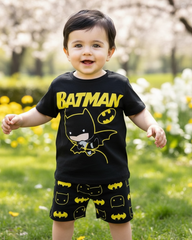 Baby Boy BATMAN T-Shirt & Shorts Summer Set