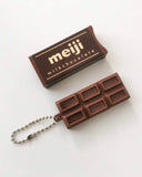 Cute Chocolate Keychain – Dessert Bag Charm (3 Colours)
