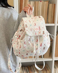 Beige Multifunctional Large Capacity Backpack