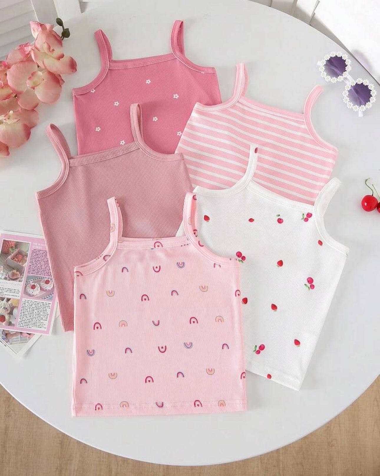 Baby Girls’ Sleeveless Camisole Top – Sweet & Cute Essential