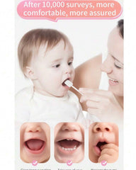 30pcs Disposable Newborn Baby Oral Care Cleaners – Individually Wrapped Gum-Free Gauze Wavy Brush
