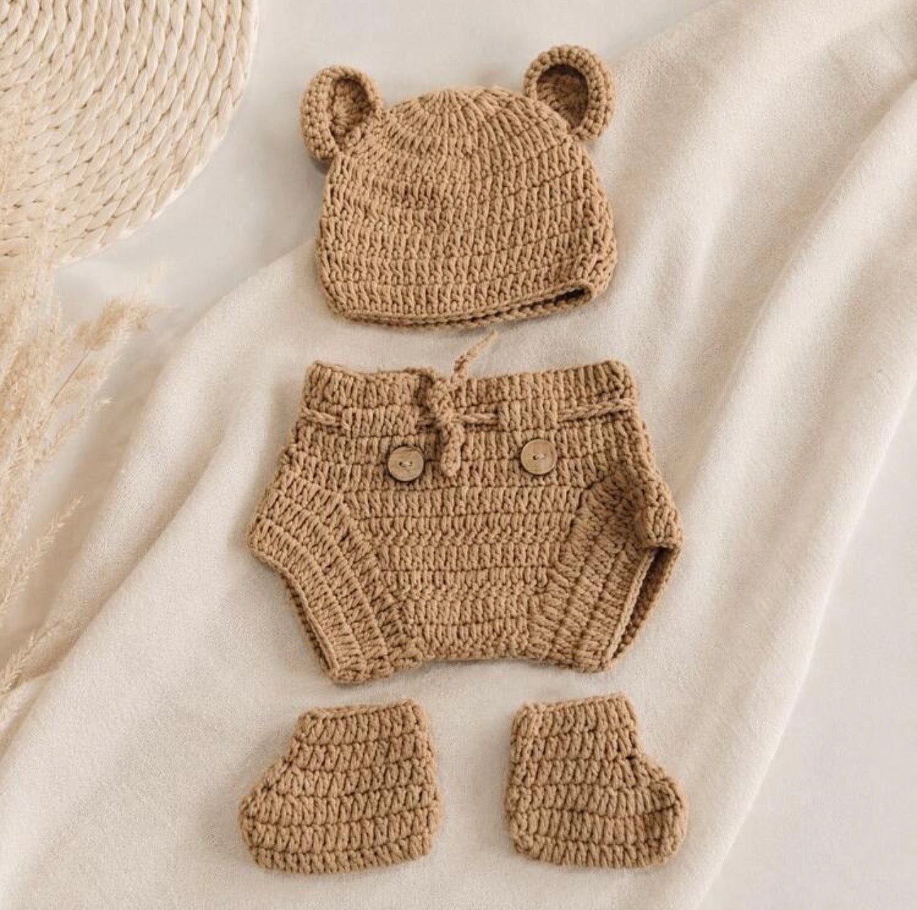 0-1M Newborn Unisex Photography Outfits (3 Colours)