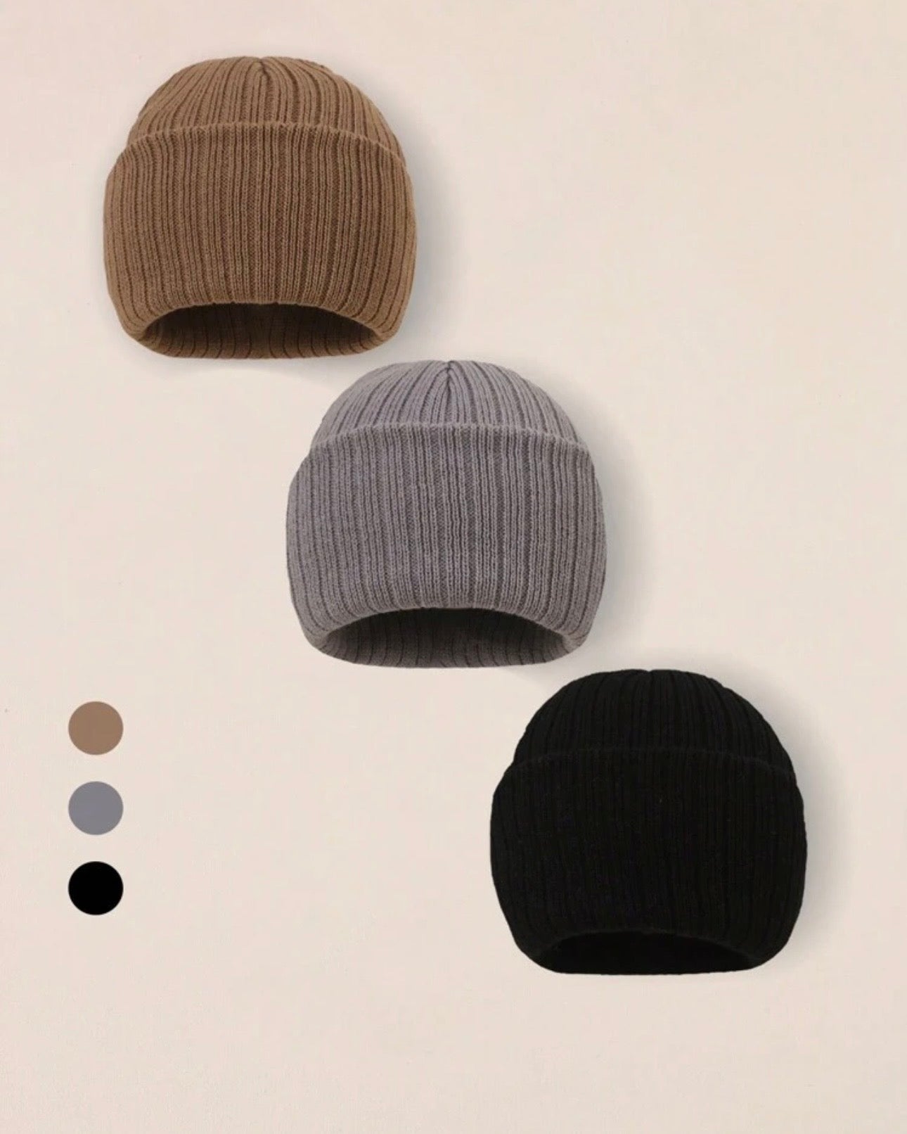 Pack of 3 Baby Winter Ribbed Socks