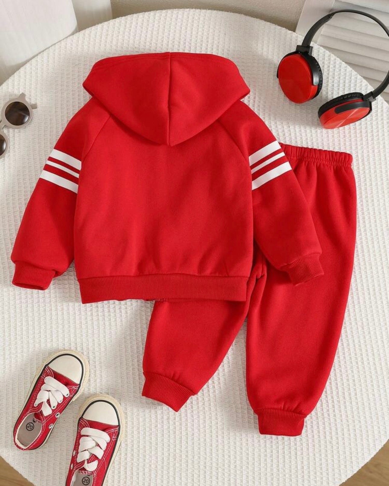 Baby Boy Res Bear Print Winter 2-Piece Set