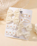 8pcs Cute Bowknot Hair Clips