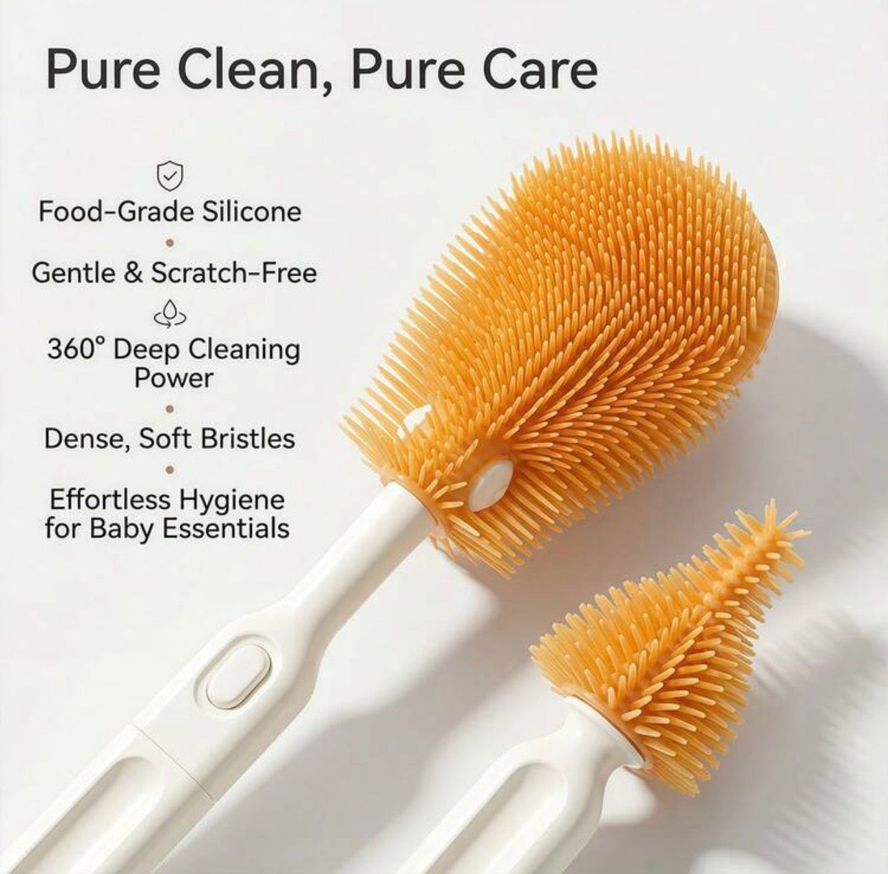Portable Baby Bottle Brush Set