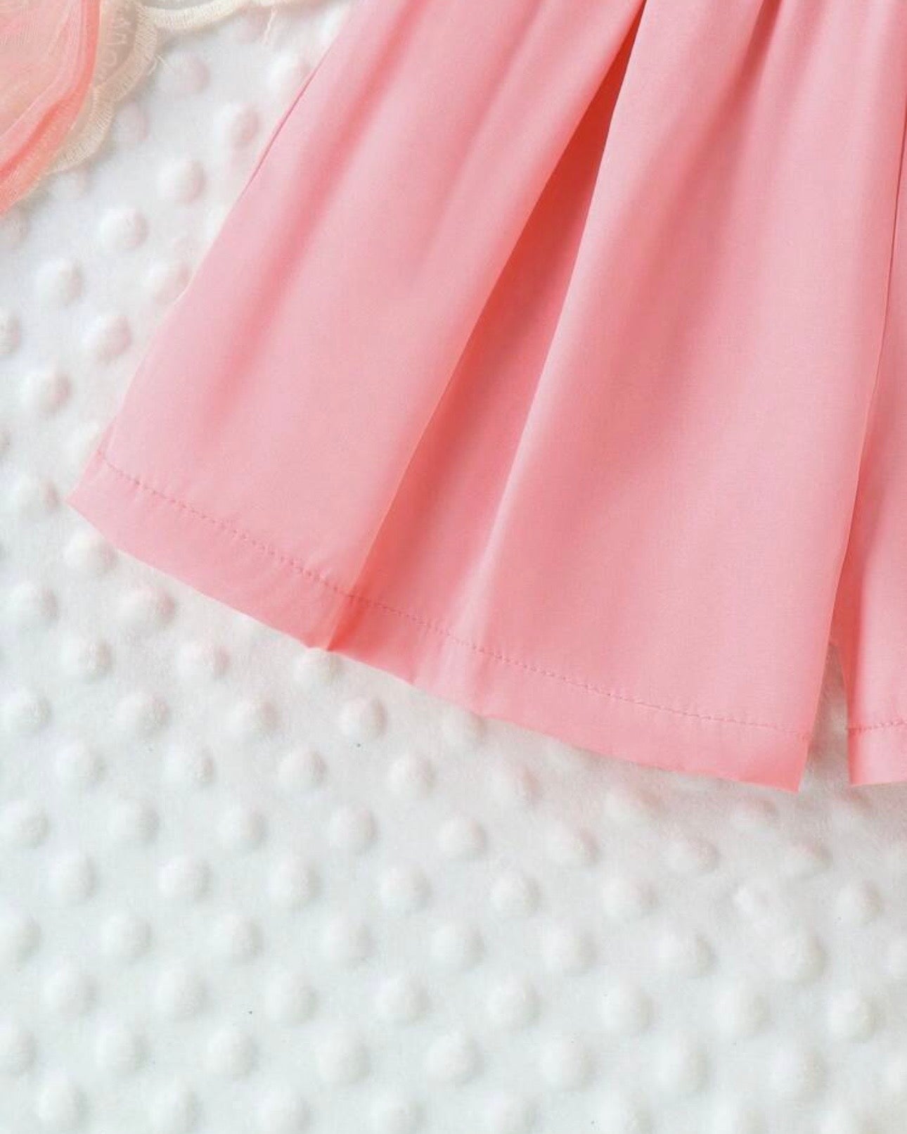 Girls Pink 2pcs 3D Flower Patchwork Camisole Top + Shorts