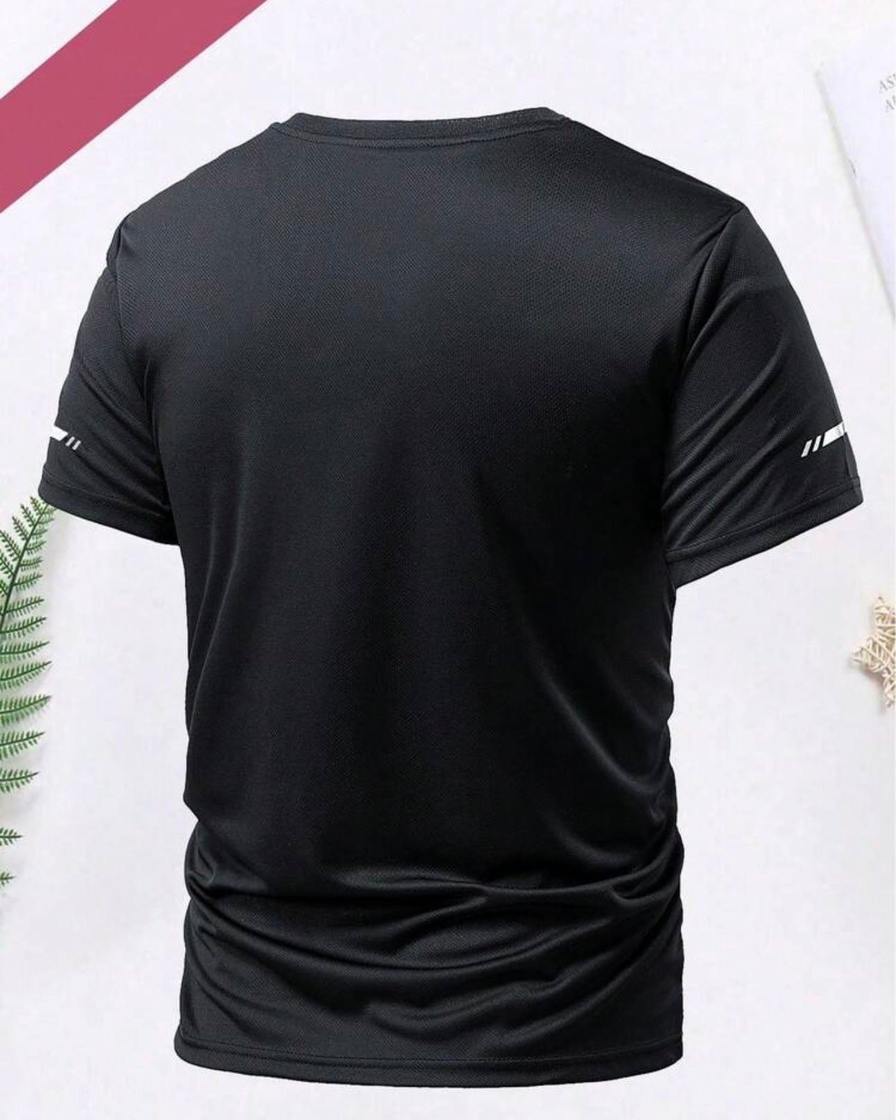 1pc Men's Quick-Dry Gradient 3D Print Short Sleeve T-Shirt