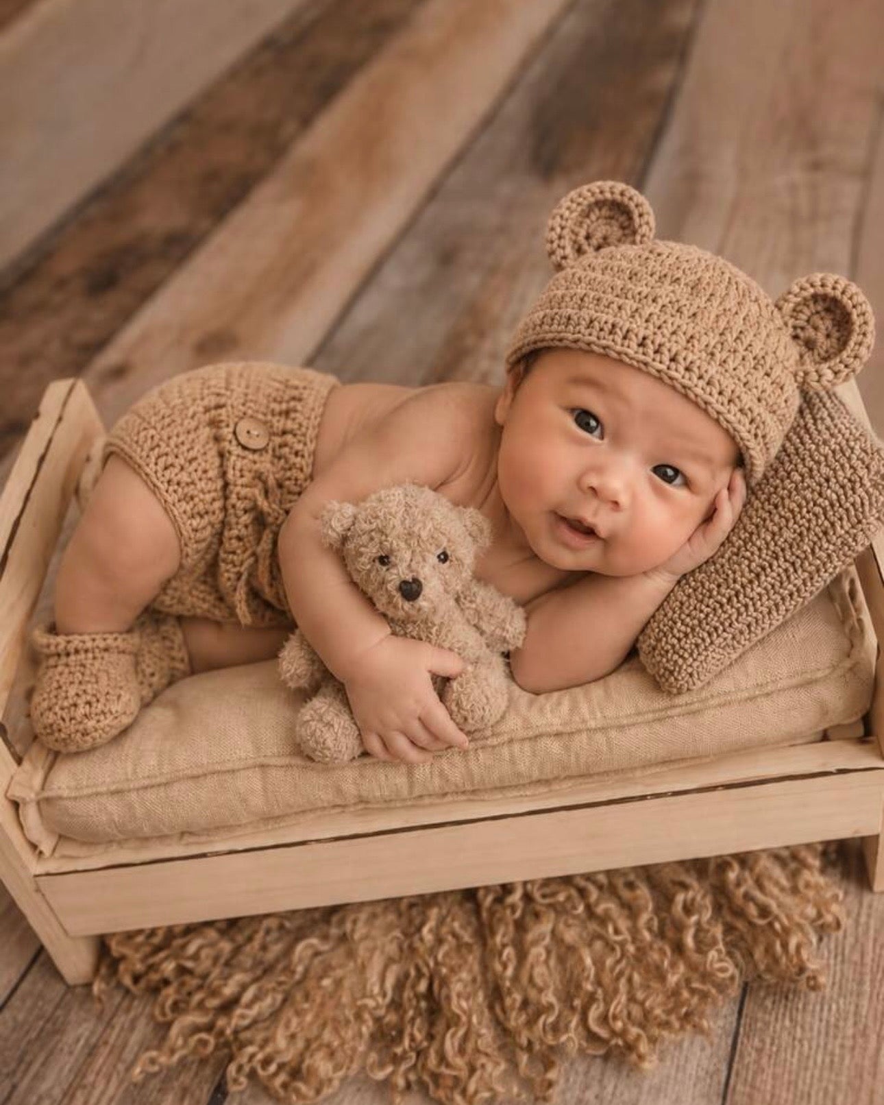 0-1M Newborn Unisex Photography Outfits (3 Colours)