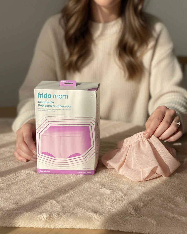 Frida Mom Disposable Postpartum Underwear – High-Waist Recovery Briefs