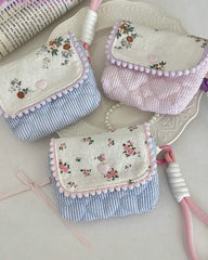 Cute Lace Floral Storage Pouch