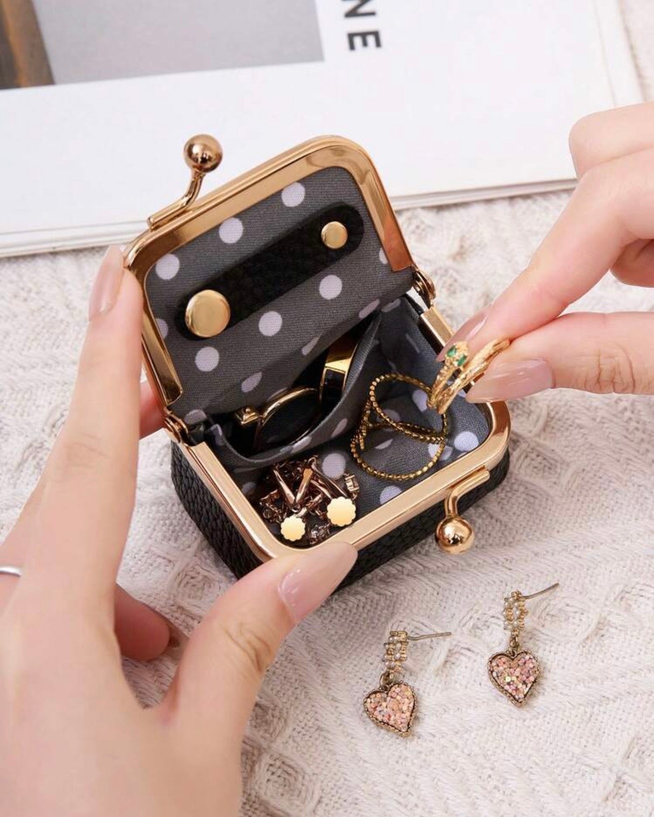 Multiple Colours Jewellery Box with Lock