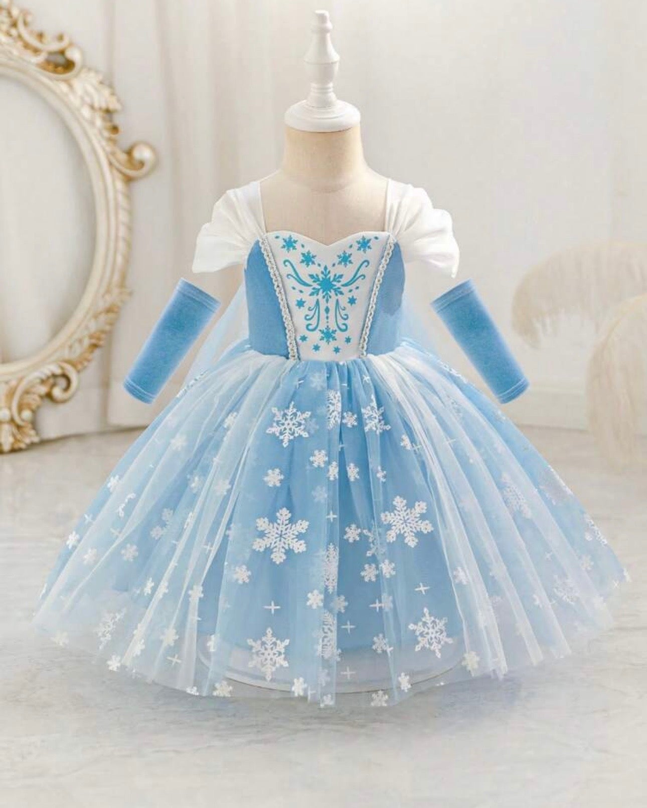 Girls Frozen Elsa Dress