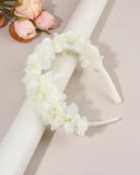1pc Solid Color Floral Children Headbands