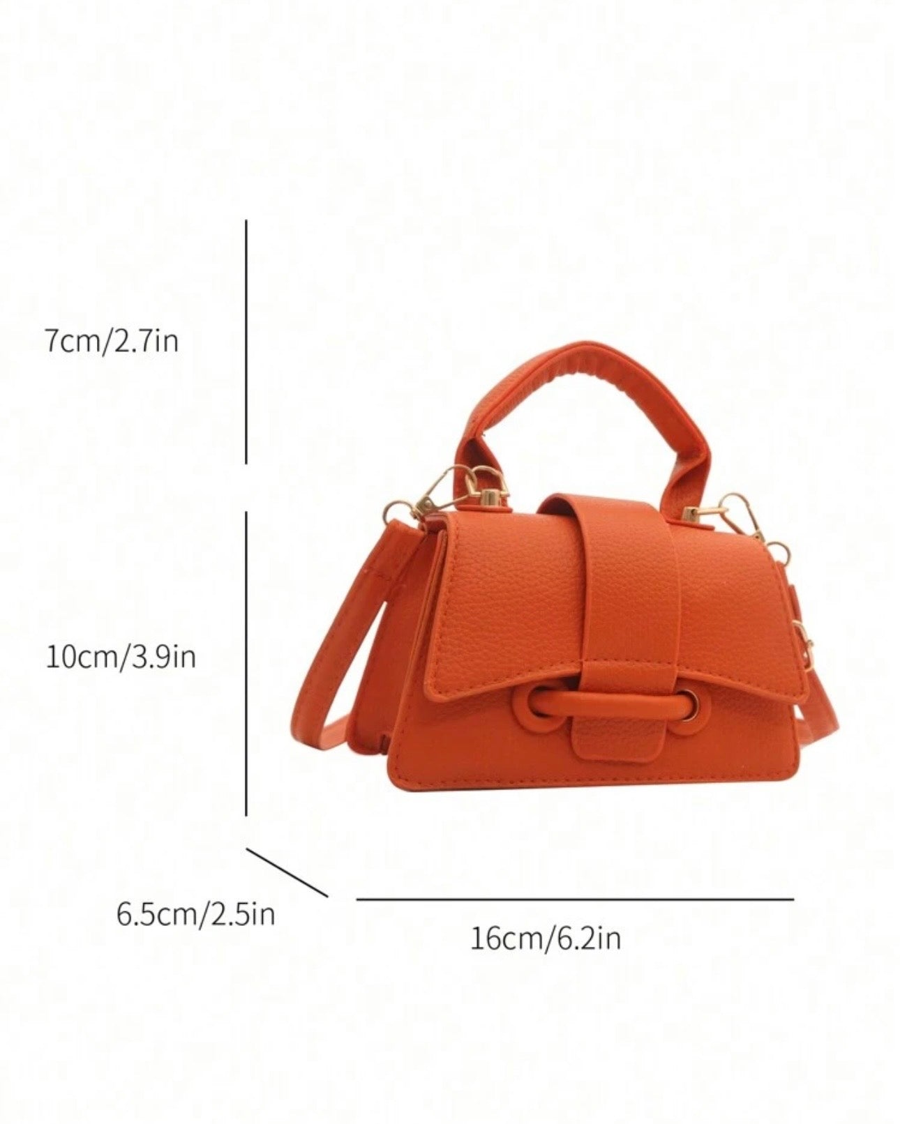 Women’s Orange Textured Lipstick Case Mini Jacquemus Bag