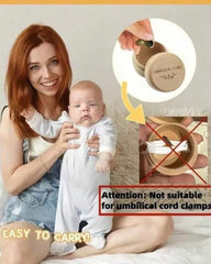 Wooden Baby Umbilical Cord Keepsake Box – Hand-Carved Newborn Memory Box