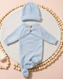 2Pcs Set Hello I'm Here Embroidery Newborn Photography Outfits (4 Colours)