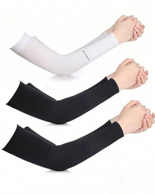 1 pair of Women’s Straight Fabric Sun Protection Sleeves