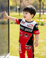 Baby Boys Racing Sports Graphic T-Shirt & Pants Set