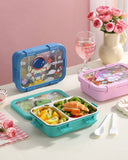 850ml Trio Compartment Stainless Steel Lunch Box
