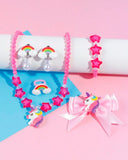 Kids unicorn jewellery set
