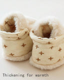 1 Pair Cute Plush Warm Winter Socks For Baby Boys And Girls