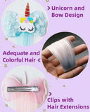 2pc Unicorn Hair extension with Clips