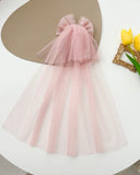 1pc Kids Deep Pink Birthday Hair Band With Crown Decor