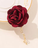 2pcs Girls Premium Rose Hairpins