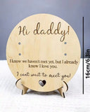 Pregnancy Announcement Creative Display Wooden Board